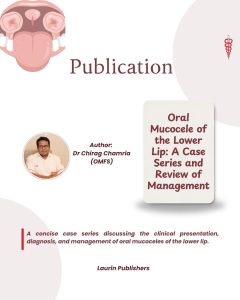 Publication Dr Chirag Chamria